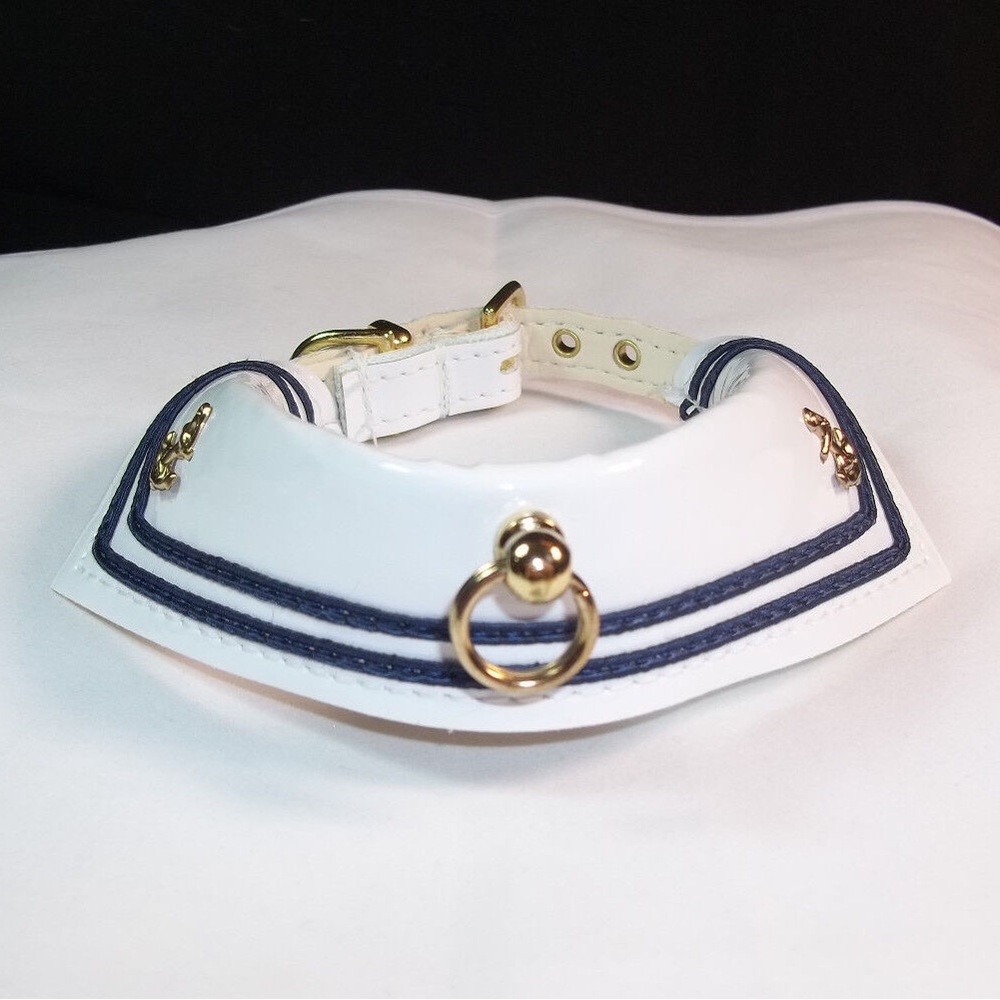 Fancy Collar Dog (or Cat) Sailor Collar
Sz 12 NWT Retail $16.99